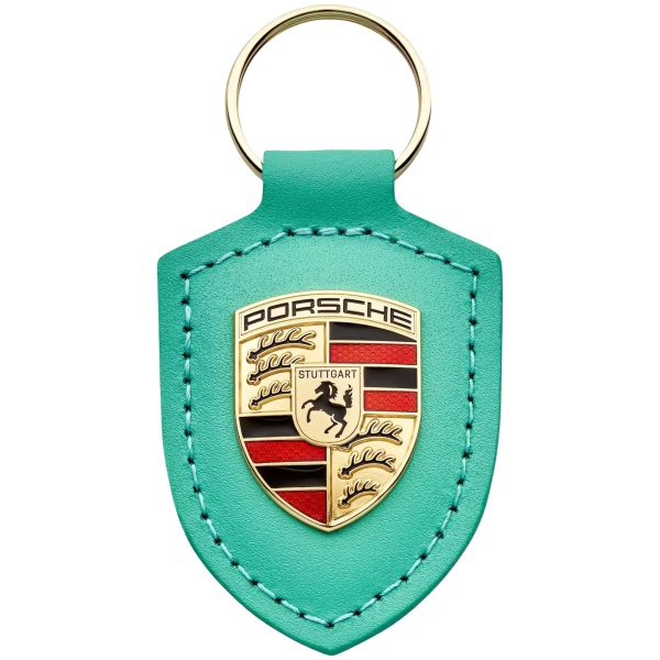 Breloc Cheie Oe Porsche 'Driven by Dreams' 75Y Piele Mint Green Verde WAP0503530RWSA